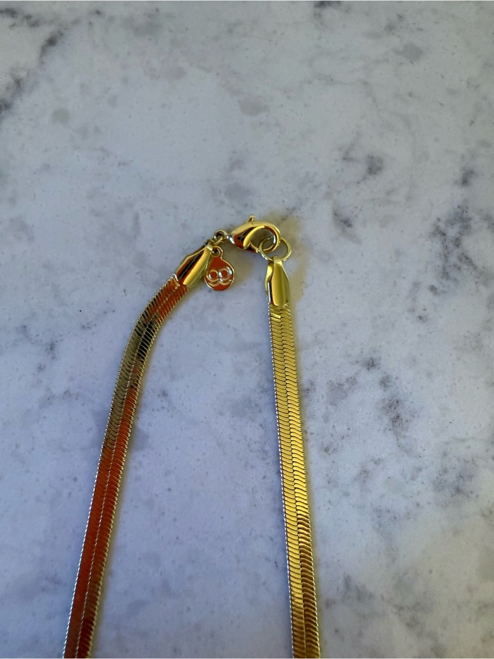 Gorjana Venice Herringbone Necklace 20 inch - Picture 2 of 2